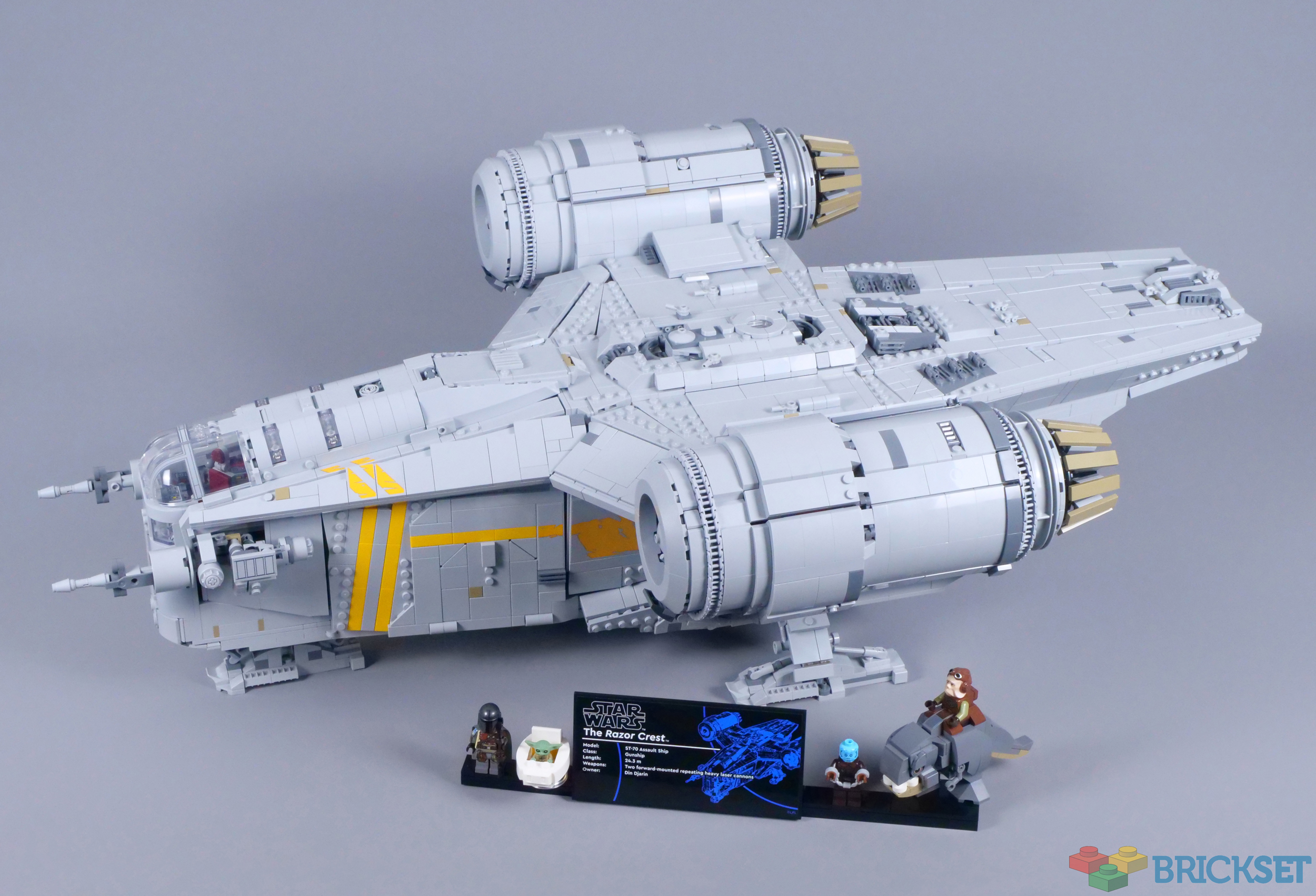 Lego razor crest online carbonite